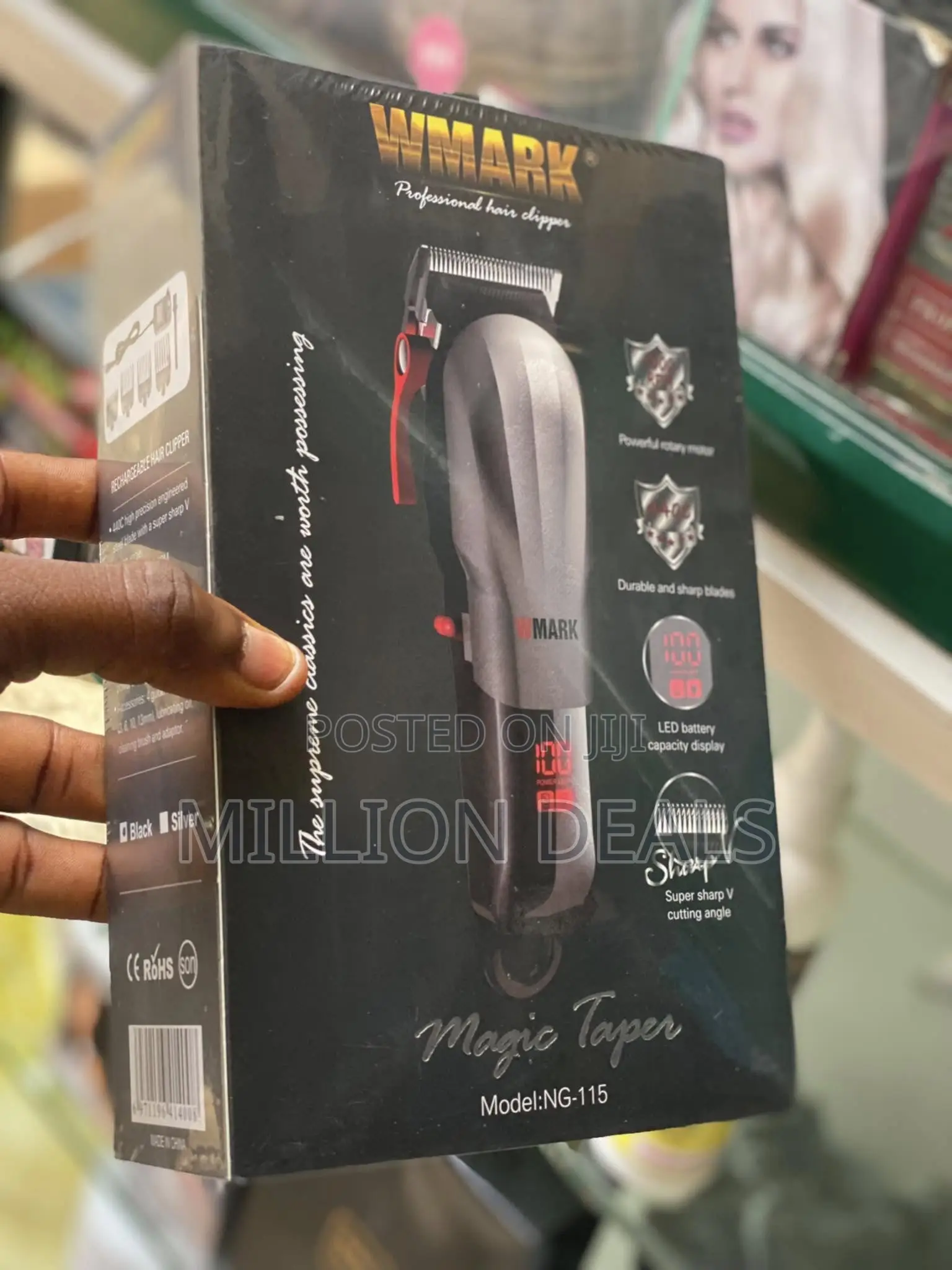 Rechargeable Portable Hair Clipper
