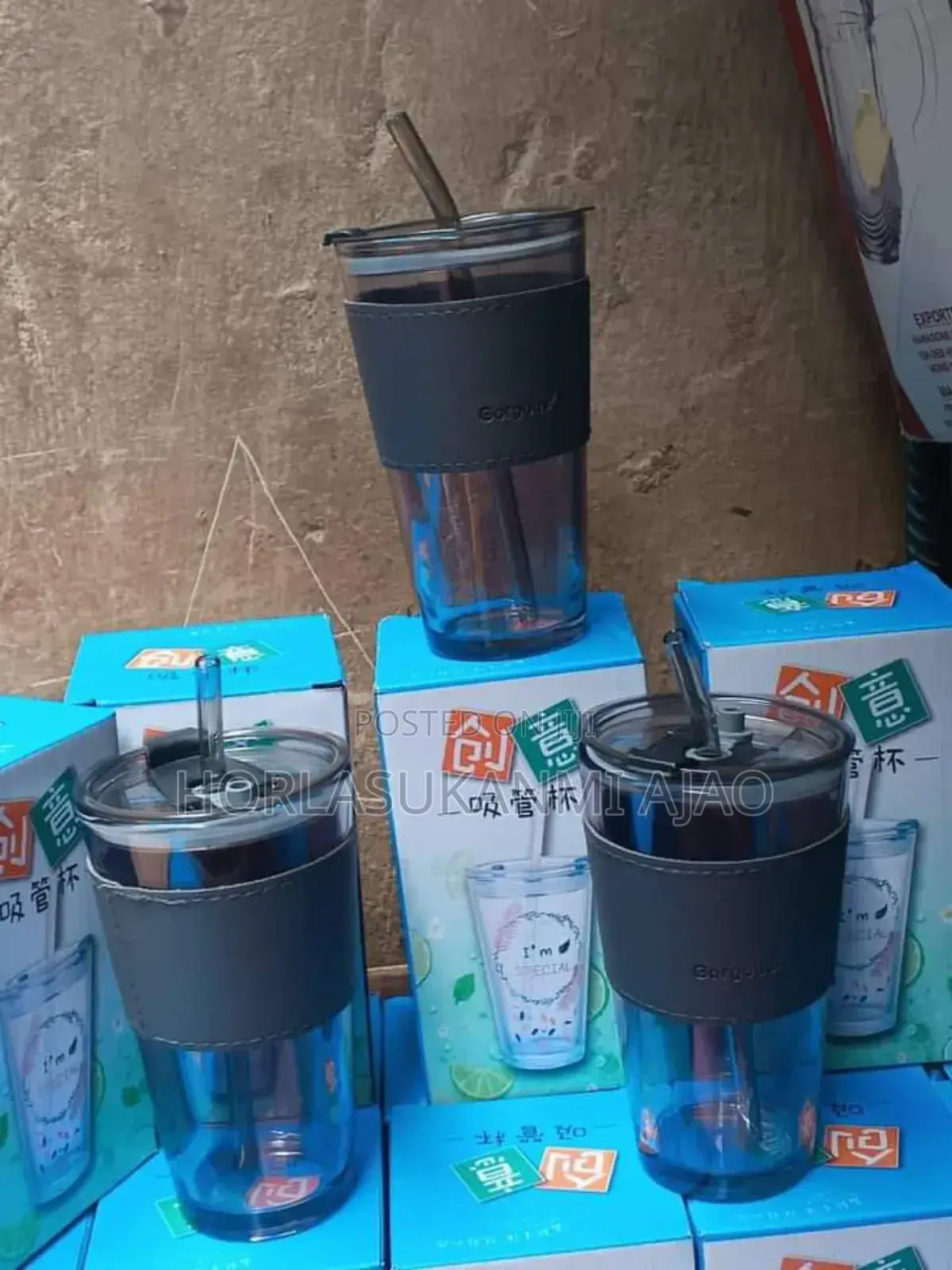 Cup With Stroll and With Cover