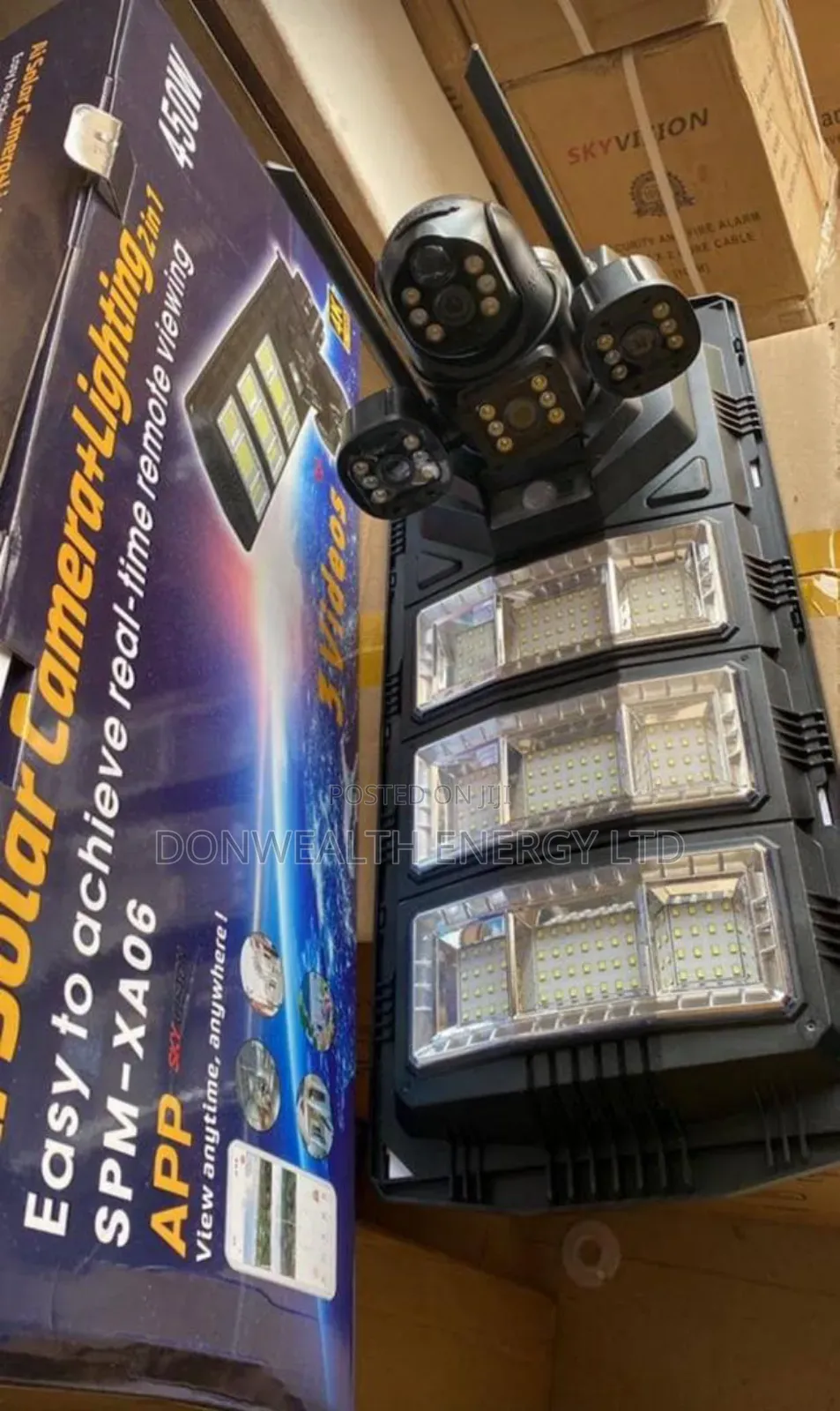 450watts, Solar CCTV Light Available
