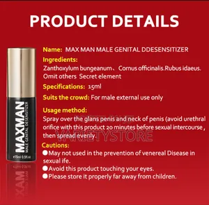 Maxman Delay Spray