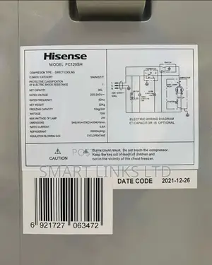95l Hisense Freezer