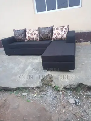 Portable L Shaped Sofa With 2 Years Warranty