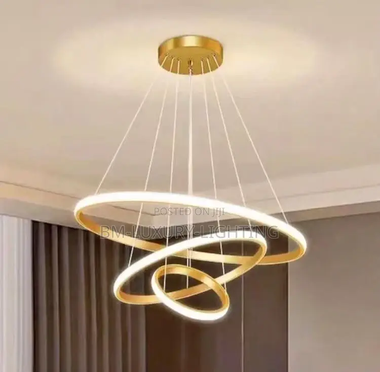 Nordic Luxury 3 Ring Modern Chandeliers