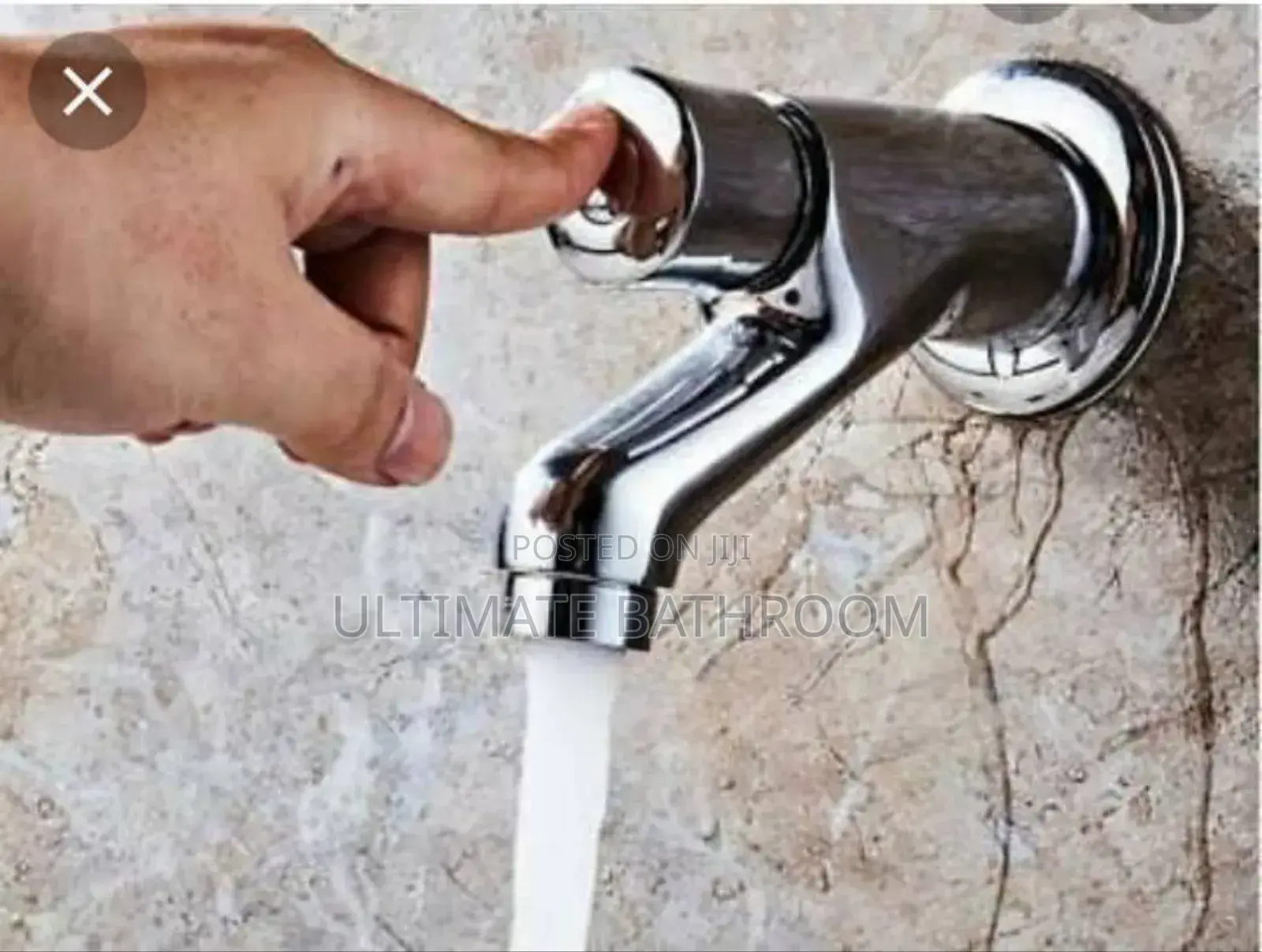 Long-Press Basin Tap