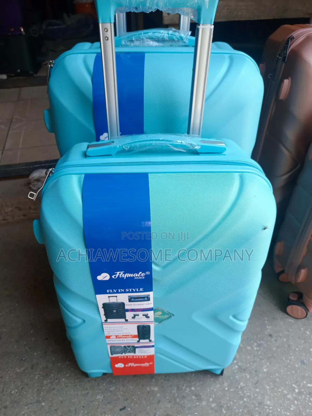 Hard Shell Unbreakable Rubber Luggage 20" and 24"