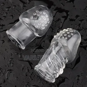 Dick Head Reusable Condom Penis Sleeve Delay Ejaculation