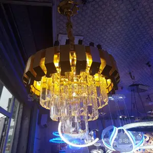 By 300 Crystal Chandelier Fitting Gd/Bk