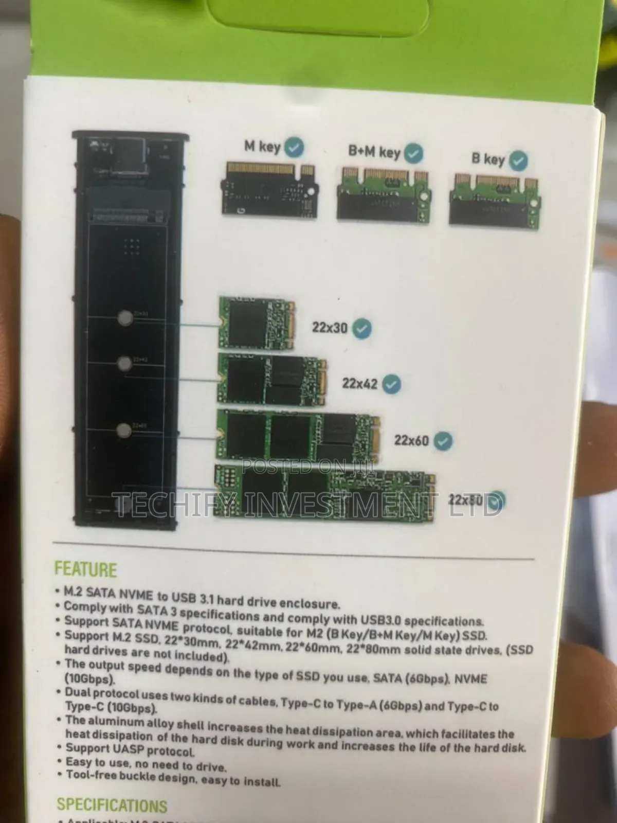M.2 SSD Casing / Reader