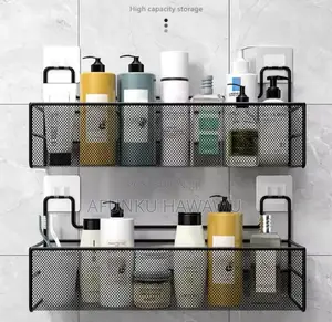Wall-Mount Bathroom Shelf