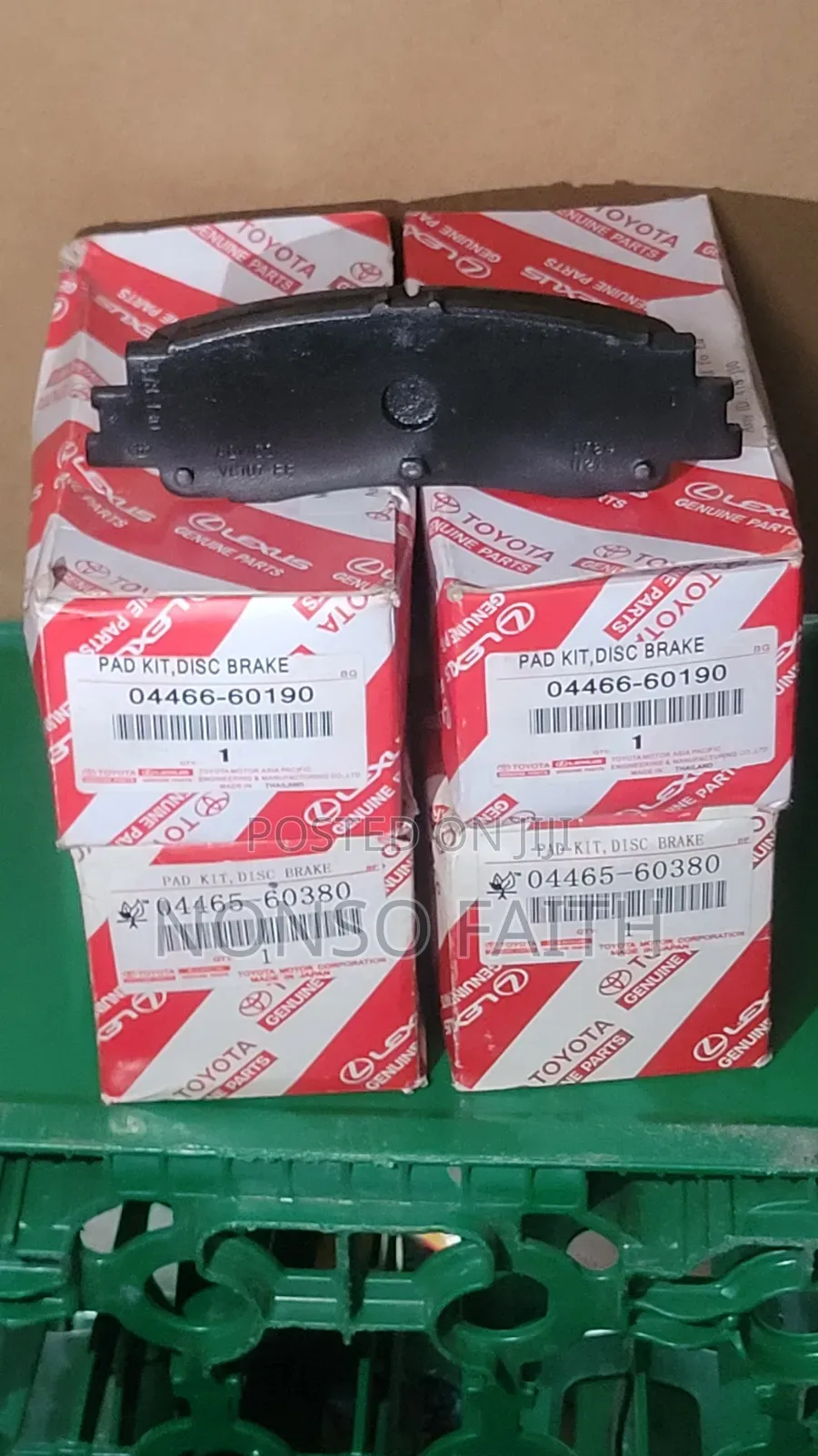 Front and Back Brake Pads