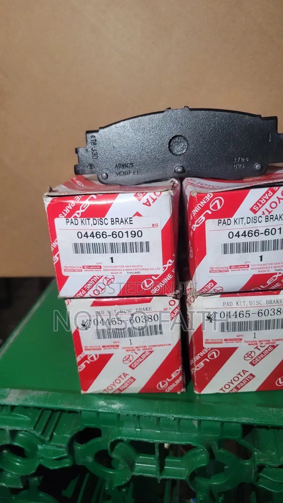 Front and Back Brake Pads