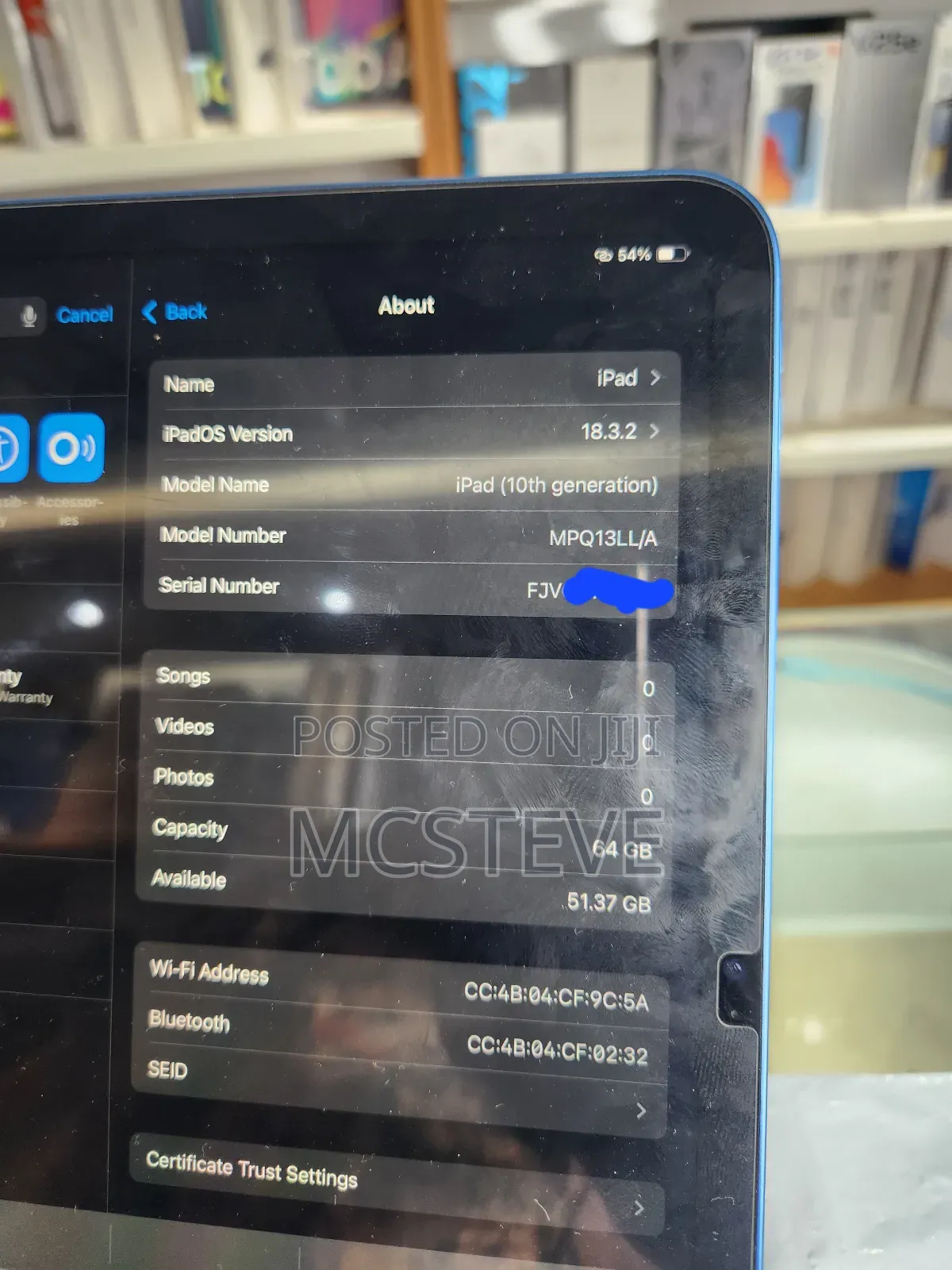 Apple iPad (2022) 64 GB Blue