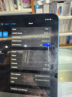 Apple iPad (2022) 64 GB Blue
