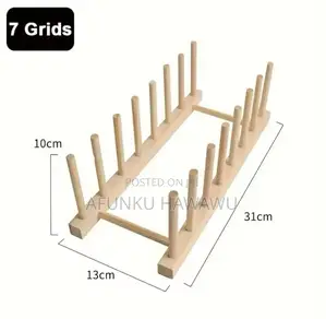 Wooden Plates Rack