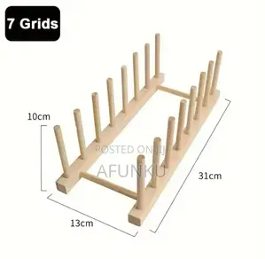 Wooden Plates Rack