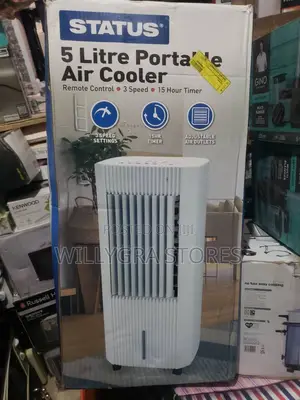 Photo - Status 5 Litre Air Cooler - White - 3 Speed Settings