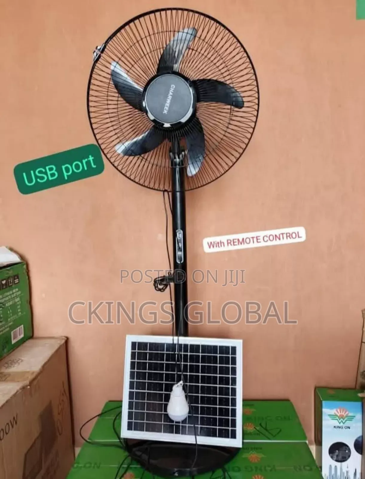 Charweek Solar Fan