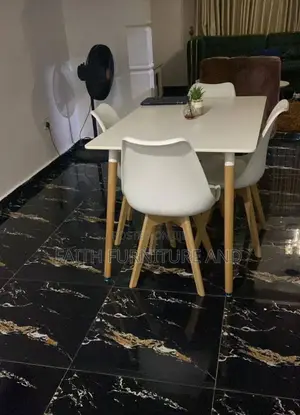 Table and 4 Seaters Chairs