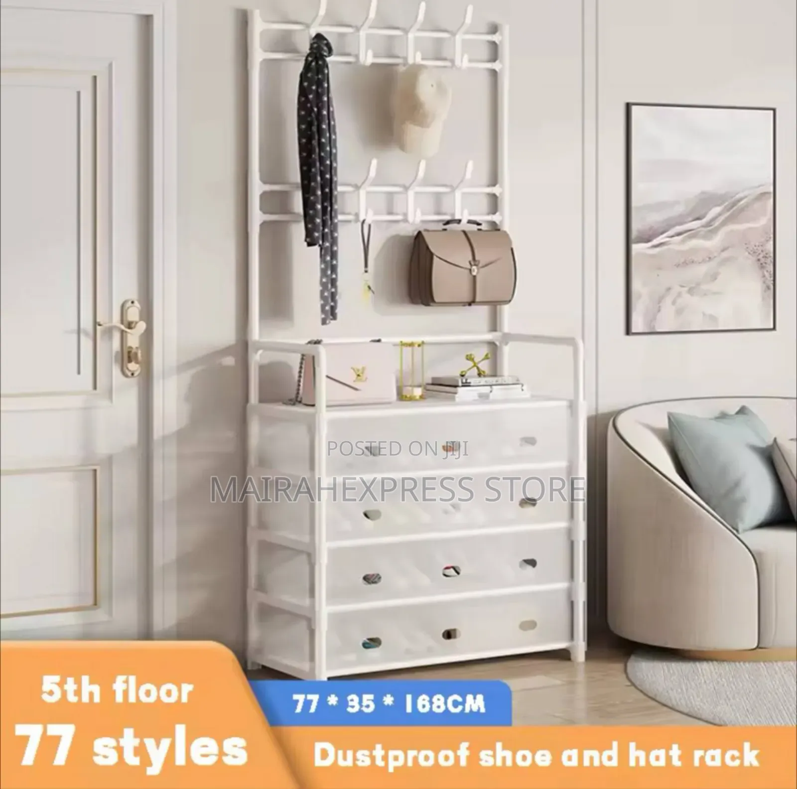 Dustproof Shoe and Hat Hanger