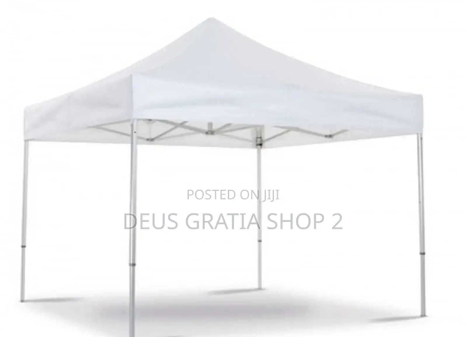 Gazebo Foldable Canopy Tent White Pole Door 8