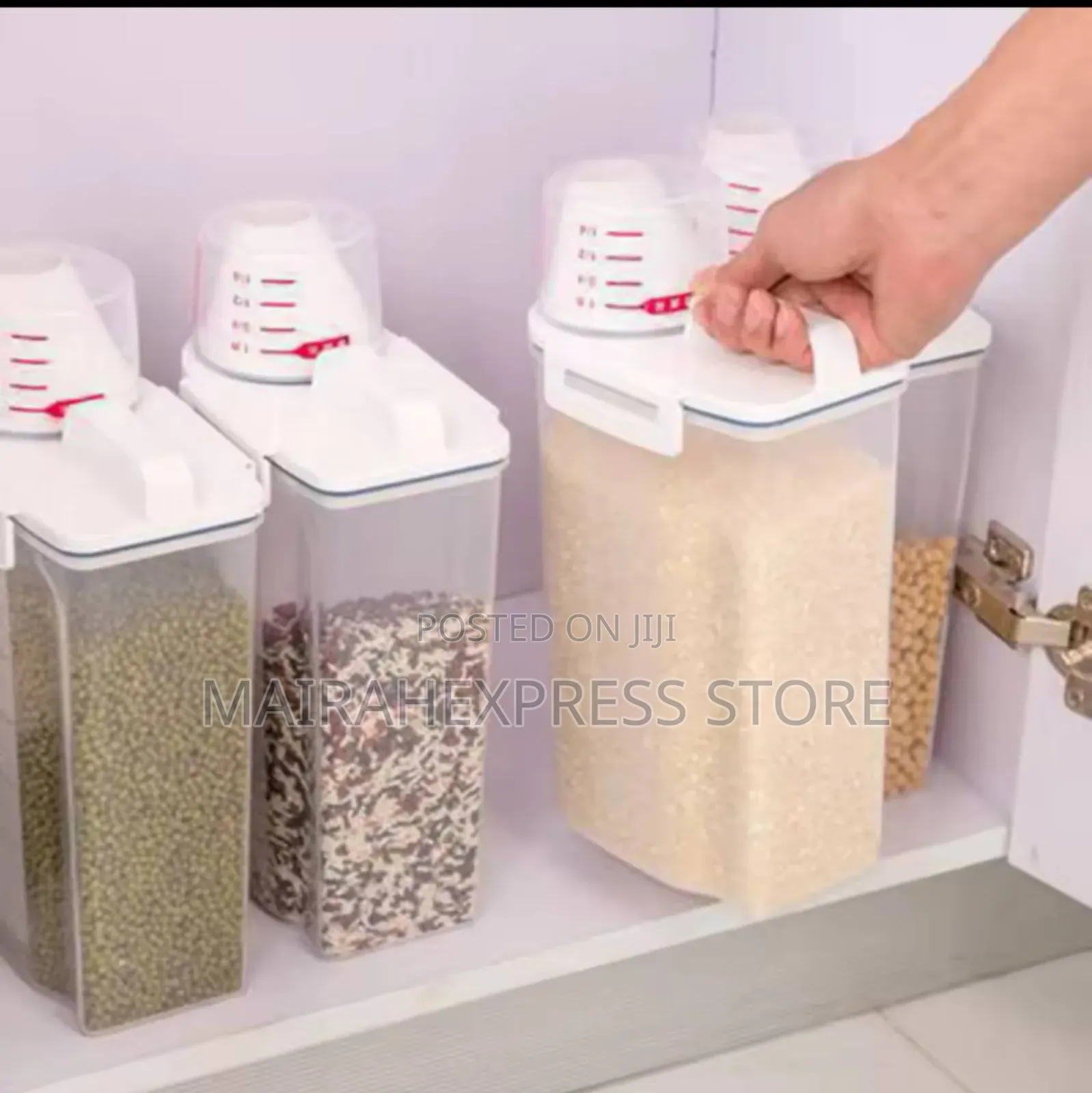 3l Plastic Cereal Dispenser Storage Box