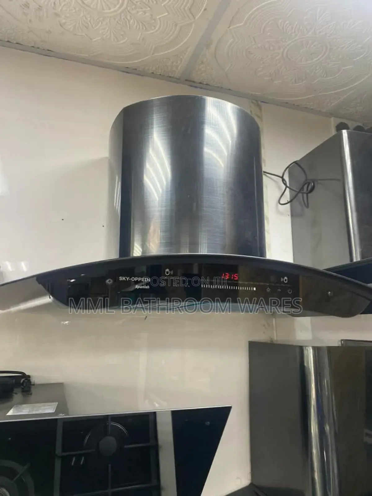 90cm Automatic Kitchen Hood ( Black)