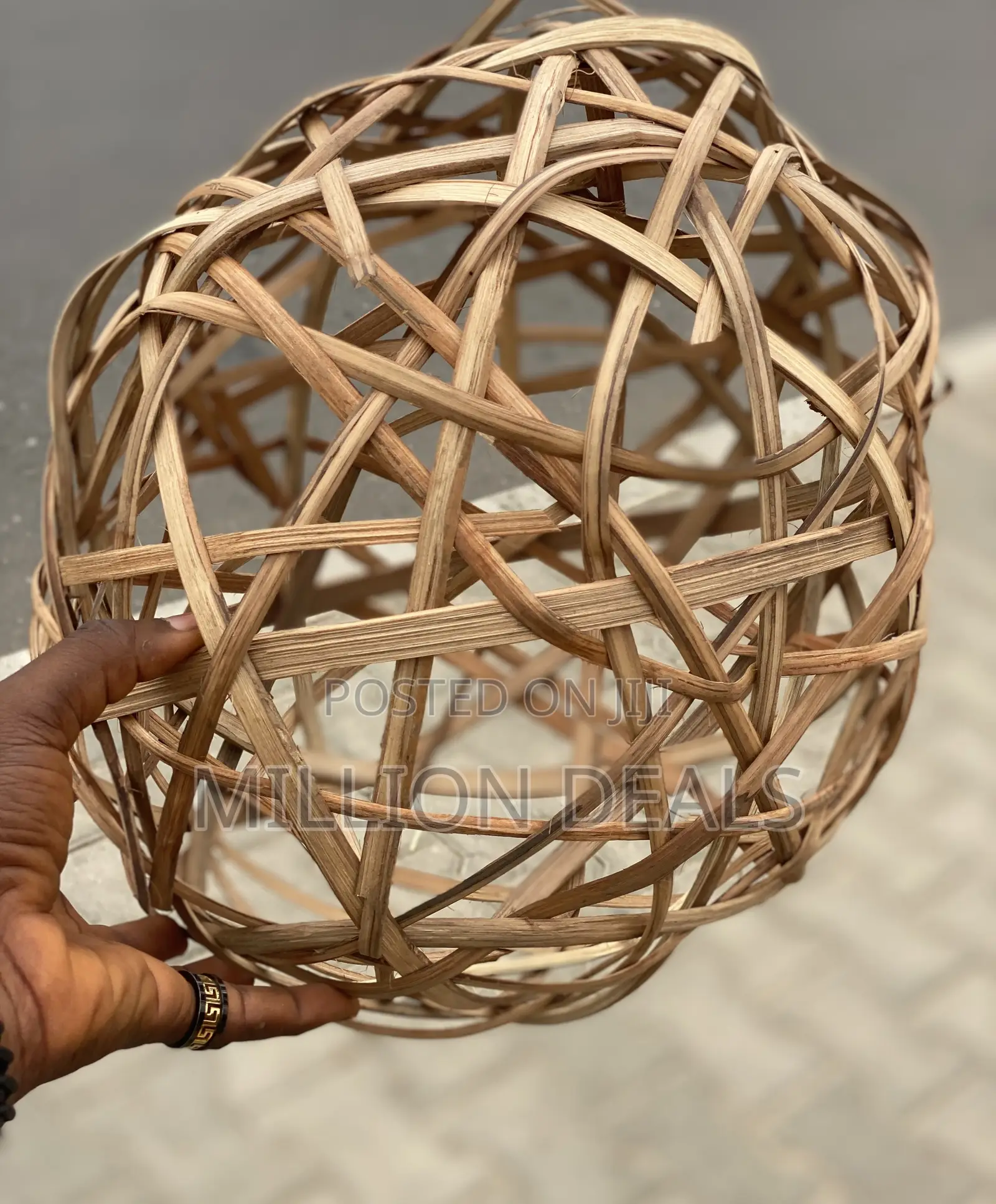 Unique Raffia Chandelier Round Inspires