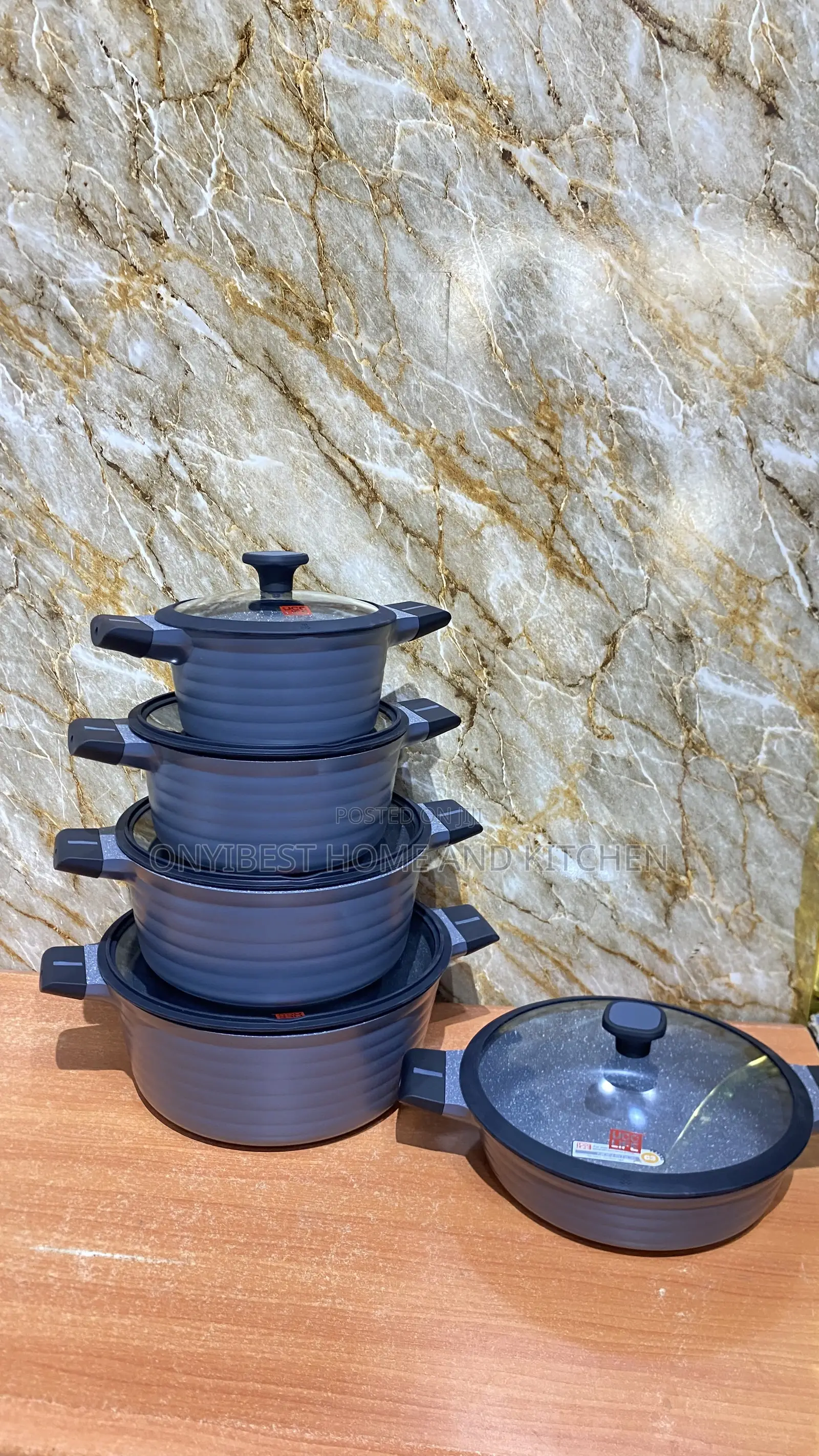 10pcs Ucc Life Granite Cookware Set