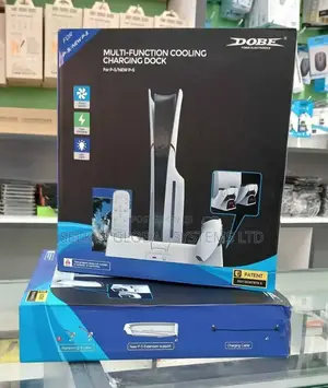 Ps5 Slim Pro Multi-Functional Charging Cooling Stand