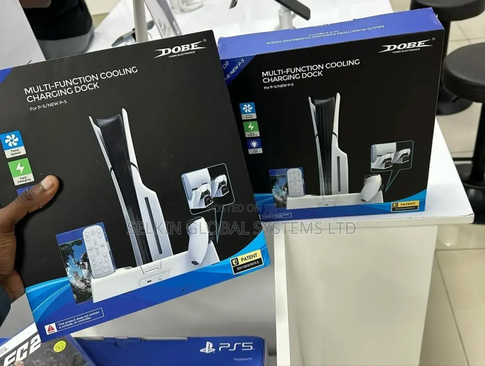 Ps5 Slim Pro Multi-Functional Charging Cooling Stand