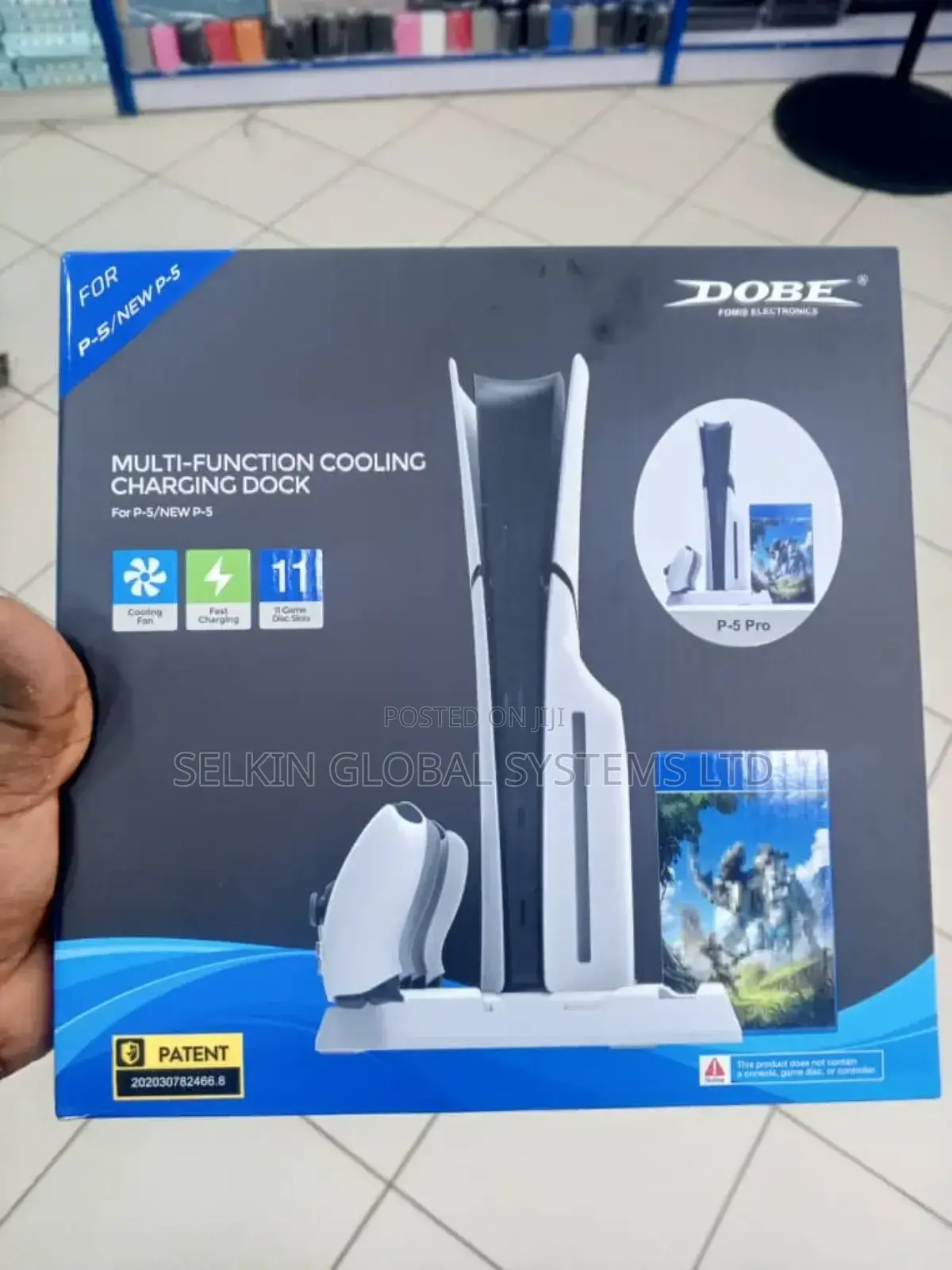 Ps5 Slim Pro Multi-Functional Charging Cooling Stand