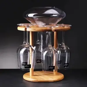 Wooden Wine Glass Holder