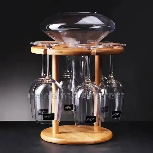 Wooden Wine Glass Holder