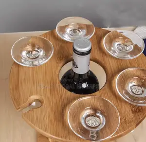 Wooden Wine Glass Holder