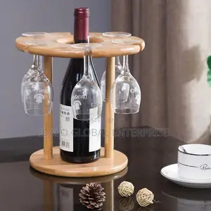 Wooden Wine Glass Holder