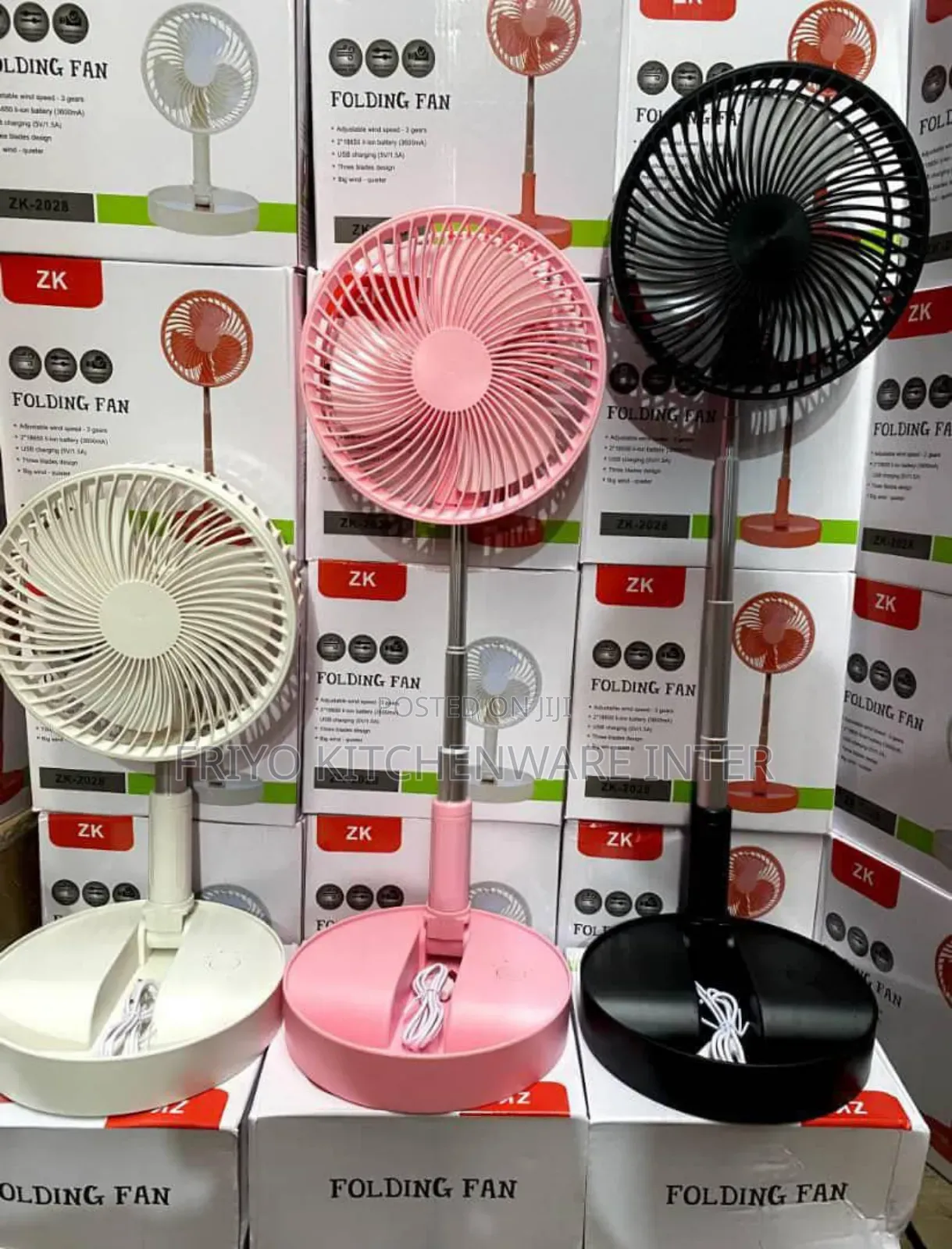 Fordable Rechargeable Fan