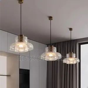 Modern Simple Cracked Glass Pendant Lamp