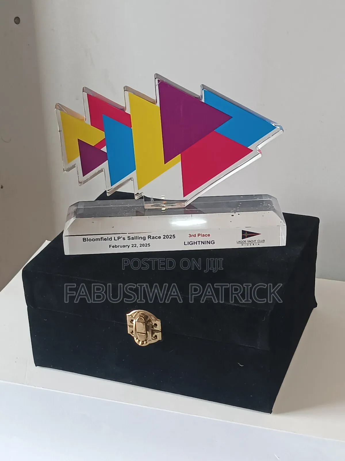Award Trophy Crystal Plaque