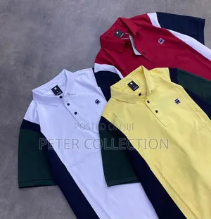 Photo - Raw Collar Neck Polo Top