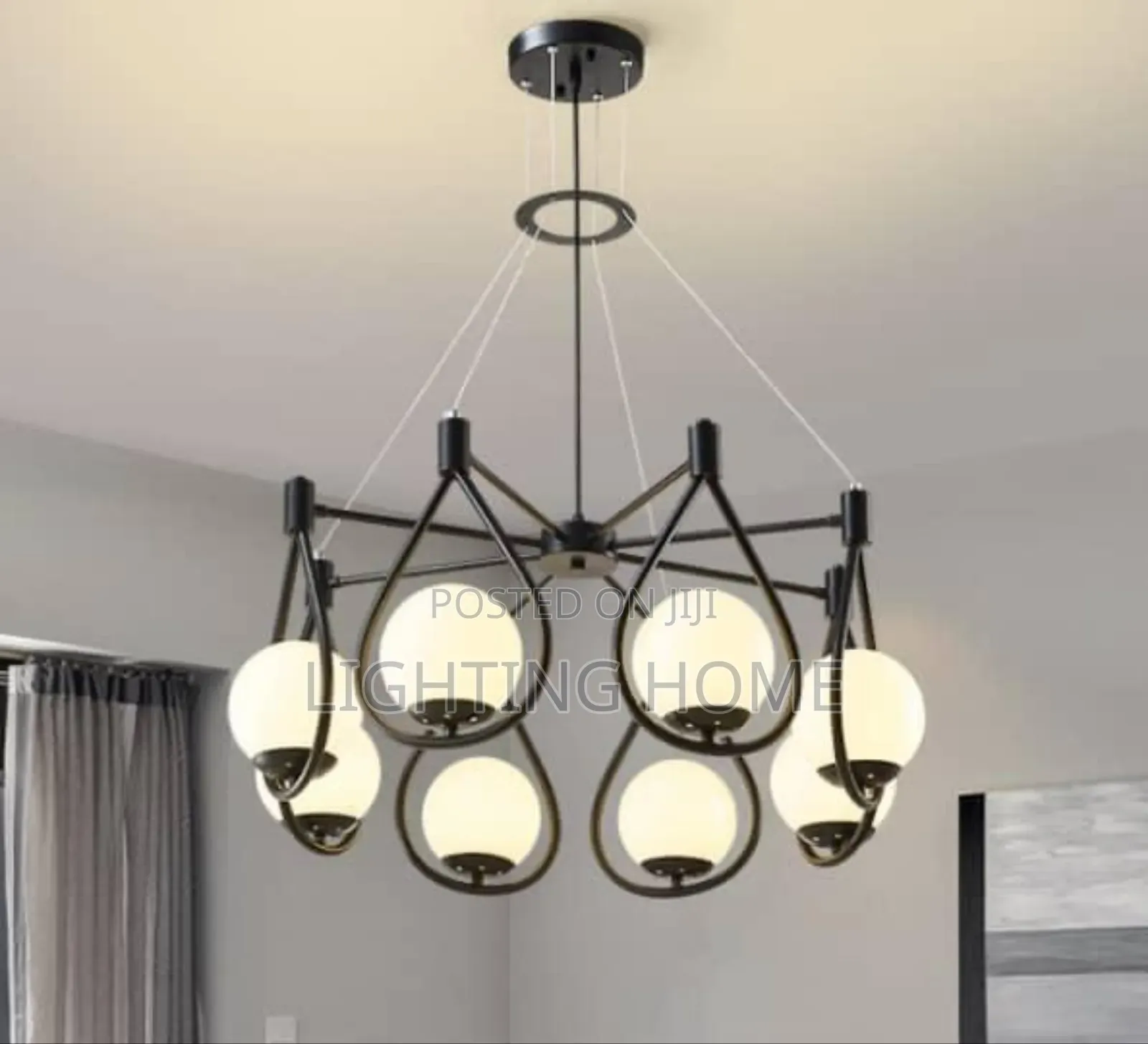 Nodic Chandelier Light By 8 Glass