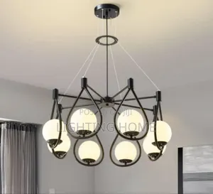 Nodic Chandelier Light By 8 Glass