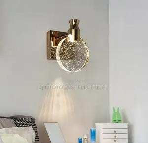 Crystal Luxury Wall Bracket Light, Silver and Gold Body