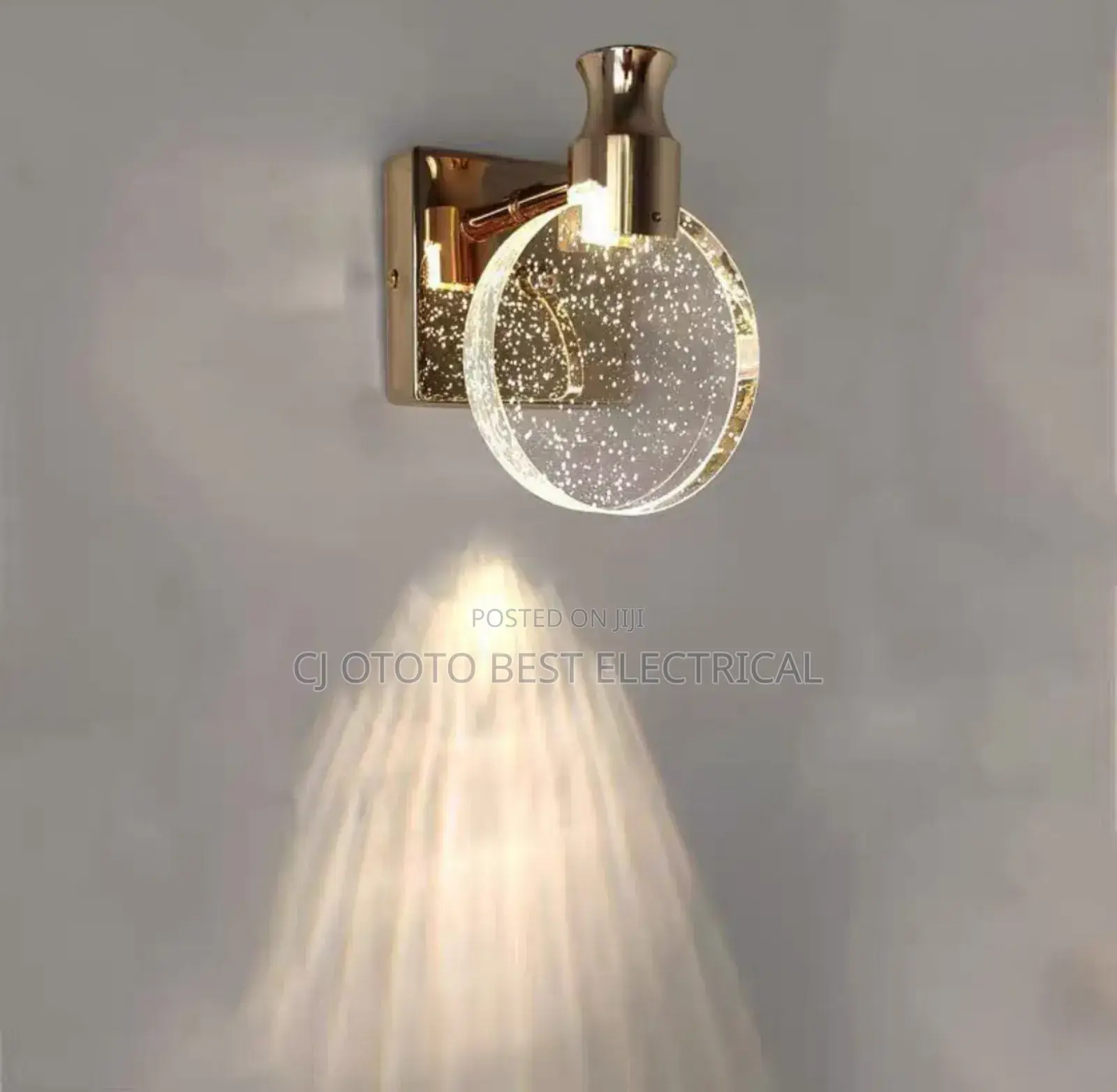 Silver and Gold Luxury Wall Light, Led