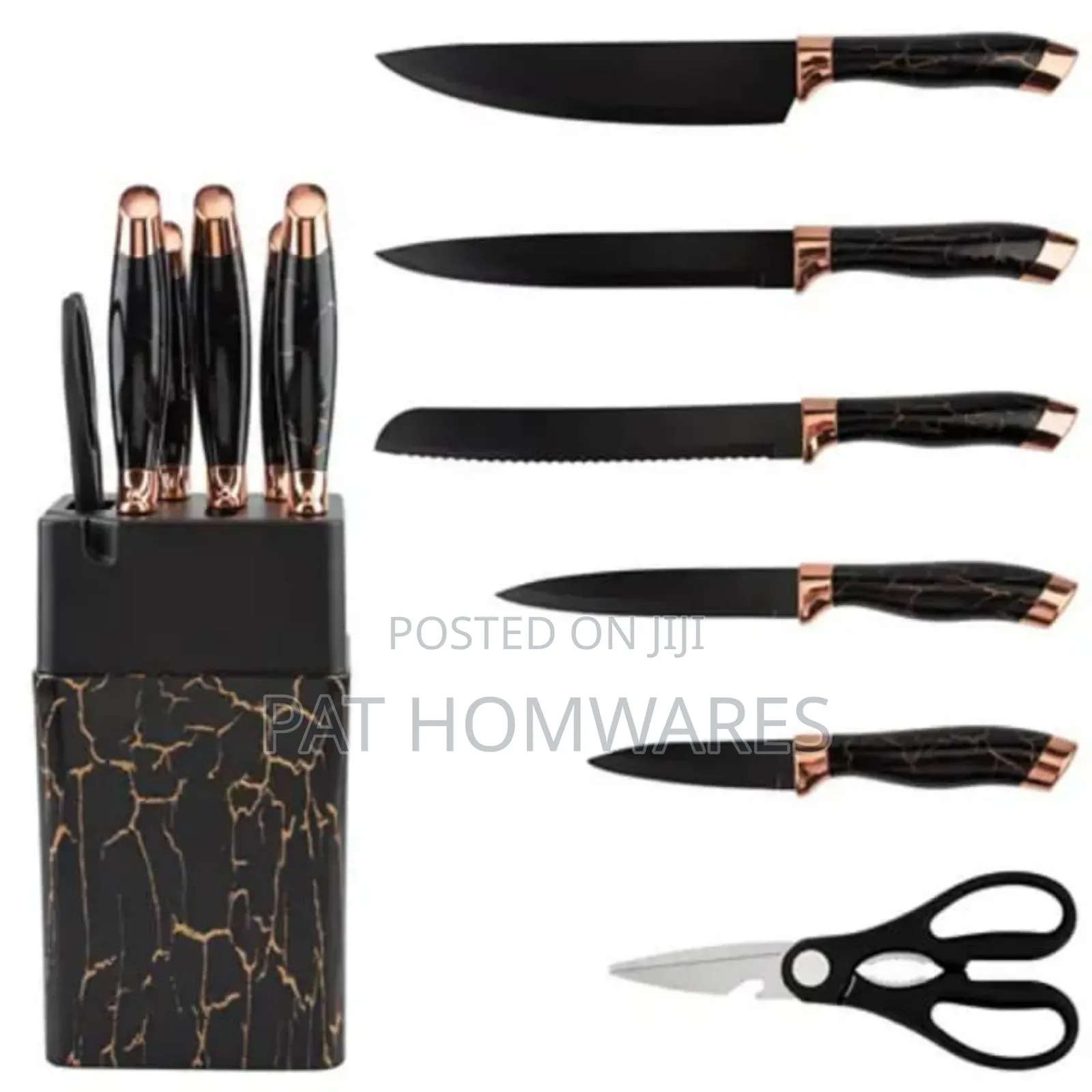 7 Pieces Kitchen Knife Set