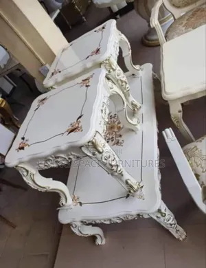 Royal Wood Top Centre Table Set