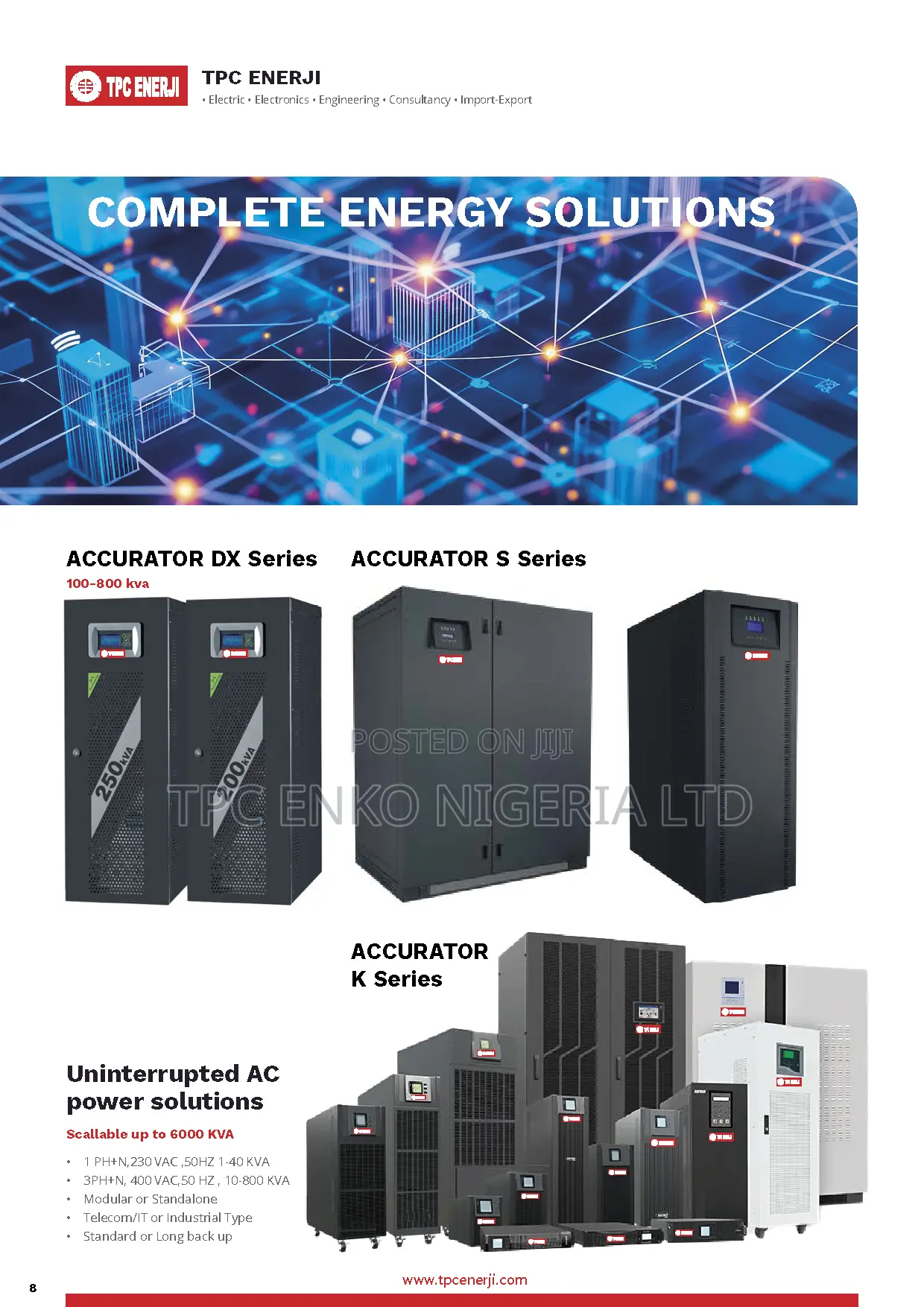 Tpc Superior 60kva 3phase