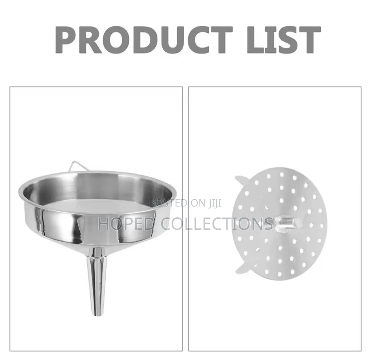 Stainless Steel Funnels