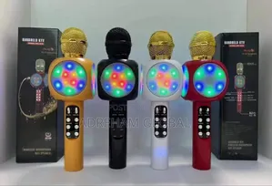 5in1 Multifunctional Microphone Wireless Bluetooth With Led