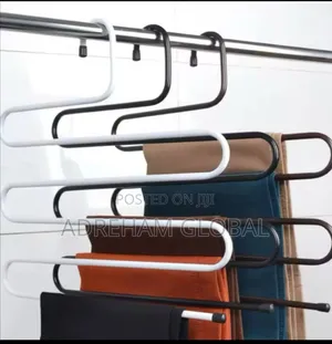 Layers S-Shaped Pants Hangermultifunctional Pants/Scarf Rack