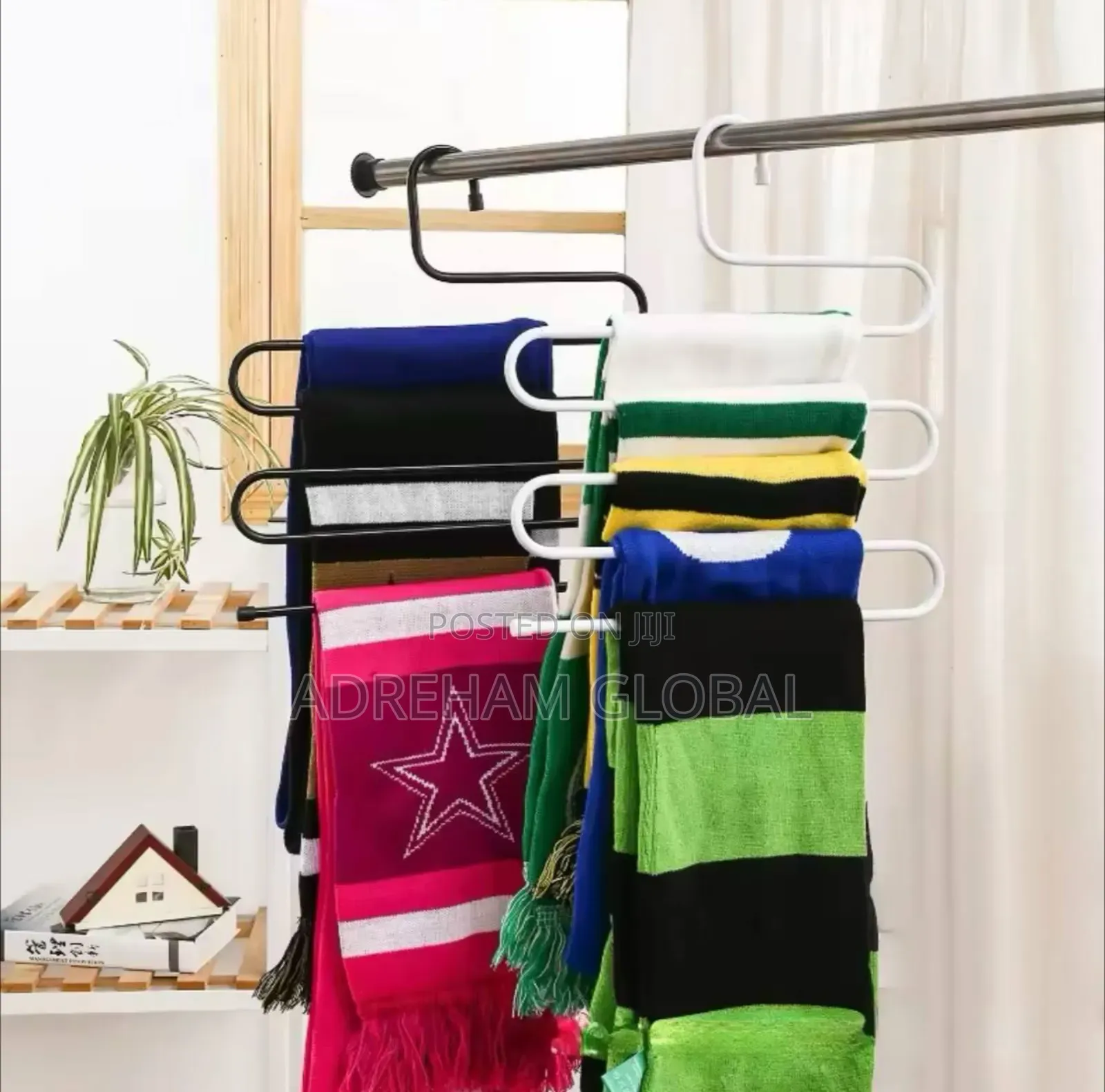 Layers S-Shaped Pants Hangermultifunctional Pants/Scarf Rack